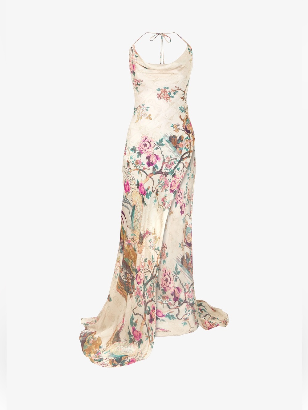 NWT Roberto Cavalli Maxi Silk Printed Dress - Picture 6 of 9